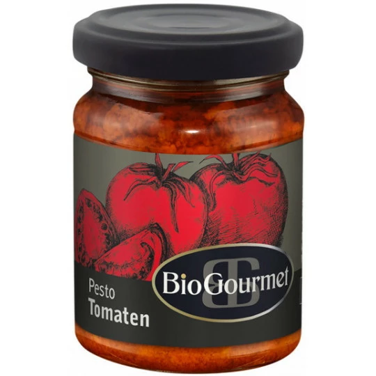 Bio Gourmet Tomaten Pesto 120G 1 Bio Gourmet Tomaten Pesto 120G