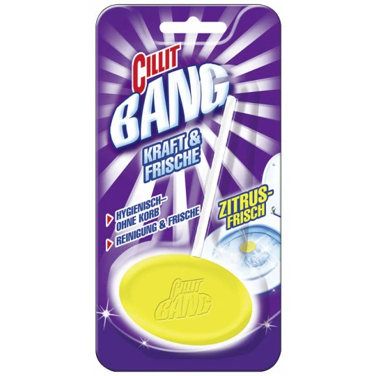 Cillit Bang Kraft & Frische Zitrus-Frisch WC Stein 1 Cillit Bang Kraft & Frische Zitrus-Frisch WC Stein