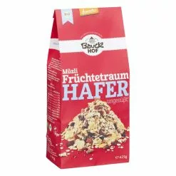 Bauckhof Demeter Bio Müzli Früchtetraum Hafer Ungesüßt 425G