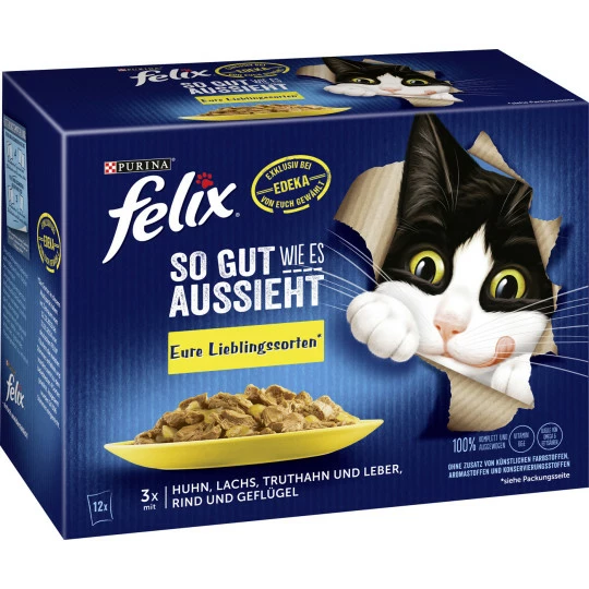 Felix So Gut Wie Es Aussieht Eure Lieblingssorten 12x85G 1 Felix So Gut Wie Es Aussieht Eure Lieblingssorten 12x85G