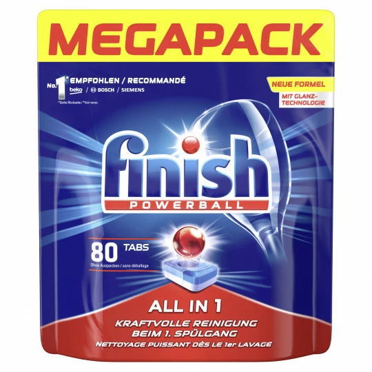 Finish Powerball All In 1 Tabs Megapack 80ST 1 Finish Powerball All In 1 Tabs Megapack 80ST