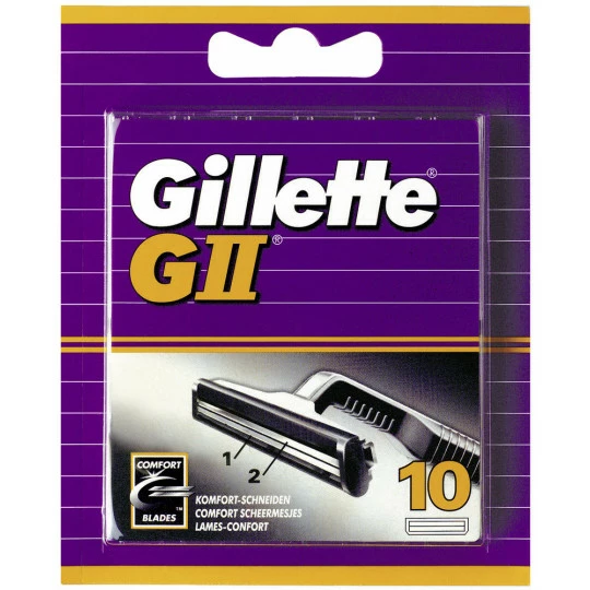 Gillette® GII Systemklingen 10ST 1 Gillette® GII Systemklingen 10ST
