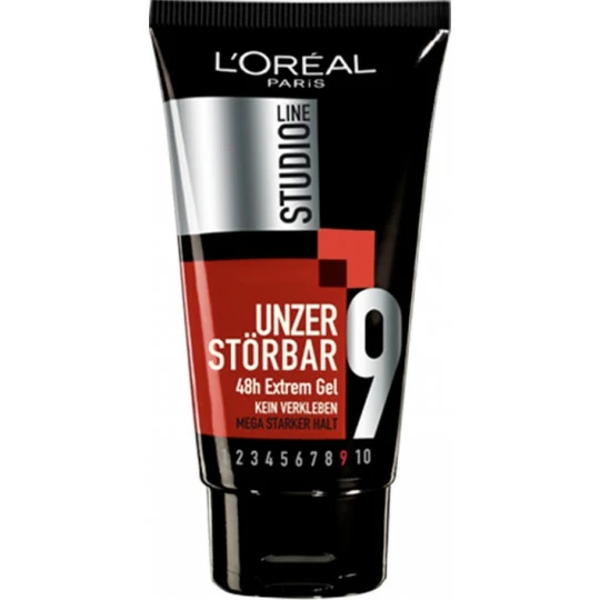 L'Oreal Studio Line Unzerstörbar 48h Extrem Gel - Stärke 9 150ML 1 L'Oreal Studio Line Unzerstörbar 48h Extrem Gel - Stärke 9 150ML