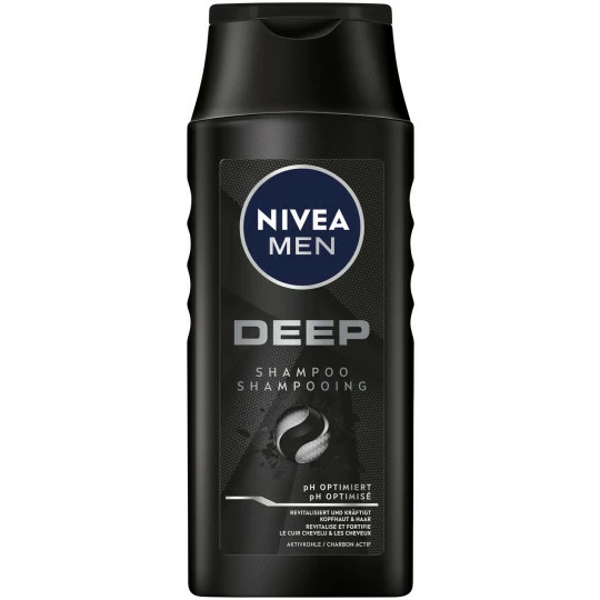 NIVEA Men Deep Shampoo 250ML 1 NIVEA Men Deep Shampoo 250ML