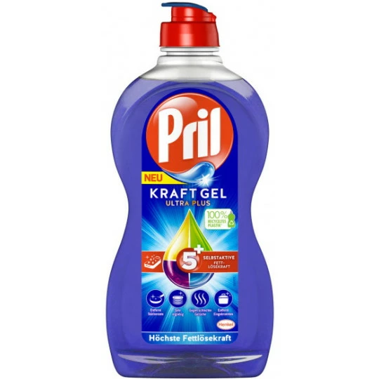 Pril Kraft-Gel Ultra Plus 5+ Handspülmittel 450ML 1 Pril Kraft-Gel Ultra Plus 5+ Handspülmittel 450ML