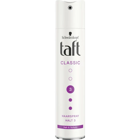 Schwarzkopf Taft Classic Haarspray Halt 3 250ML 1 Schwarzkopf Taft Classic Haarspray Halt 3 250ML