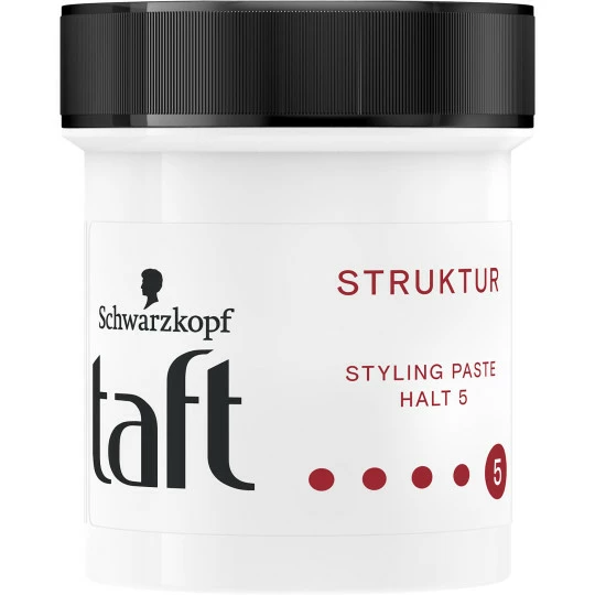 Schwarzkopf Taft Struktur Styling Paste Halt 5 130ML 1 Schwarzkopf Taft Struktur Styling Paste Halt 5 130ML